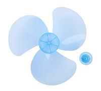 YOOJIA Universel Pale de Ventilateur pour Ventilateur sur Pied Force Silence Oscillant + couvercle d'écrou de ventilateur Bleu ciel 12 Inch