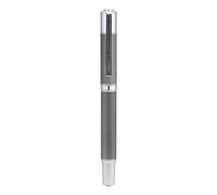 Yookers - Feutre rechargeable Metis en chrome satiné noir quadrillé, pointe 1,0 mm