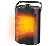 YOOKESEN Chauffage d'appoint Economique, Chauffage Céramique PTC, 3 Modes, Protection Contre Surchauffe & Basculement,Portable Radiateur Electrique pour Chambres Bureaux [Économie d'énergie A]