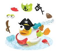 YOOKIDOO - Canard de Bain Pirate - Jouet Bain Enfant - Jeu Eveil Bébé -Canard Plastique Bain et Piscine - Se Déplace tout en Emettant un Jet D’Eau - Animaux Plastique Bain - Cadeau Enfant 2 à 6 ans