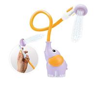 Yookidoo - Douchette Bain Éléphant Mauve - Jeu Bain et Douche Eveil des Sens - Tuyau Aspergeur - Cadeau bébé de 0 à 2 Ans