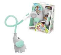 Yookidoo - Douchette Bain Éléphant Turquoise - Jouet Bain bébé - Jeu Bain et Douche Eveil des Sens - Tuyau Aspergeur Jouet de Bain bébé - Cadeau bébé de 0 à 2 Ans