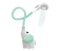 Yookidoo - Douchette Bain Éléphant Turquoise - Jouet Bain bébé - Jeu Bain et Douche Eveil des Sens - Tuyau Aspergeur Jouet de Bain bébé - Cadeau bébé de 0 à 2 Ans
