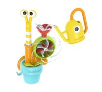 YOOKIDOO Escargot d'eau- Jouet Bain bébé Thème du Jardin - Jeu Bain et Douche - Arrosoir, Escargot, Fleurs, Moulin à Eau- Cadeau bébé dès 18 Mois