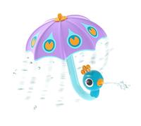 Yookidoo Fill N Rain Jouet de bain interactif avec parapluie paon pour bébés et tout-petits - Jeu d'eau amusant et éducatif avec bulles et effet pluie pour enfants de 1 à 2 ans (violet)