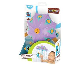 YOOKIDOO - Fill 'N' Rain Peacock Umbrella - Purple - (YO40226)