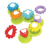 Yookidoo - Jeu de Formes et Engrenages - Jouet Bébé Educatif - Jeu Formes et Empilage - Jouet Construction- Motricité, Eveil, Coordination - Cadeau Bebe 1 à 3 Ans