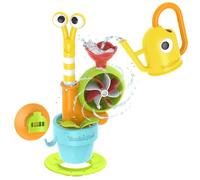 Yookidoo Jouet de Bain Escargot Pop-Up et Arrosoir, Ventouse, 1 à 3 Ans | Escargot qui surgit, arrosoir, pot de fleurs, sans moisissure, se fixe à la baignoire, cadeau enfant, garçon et fille