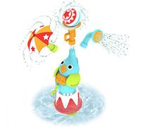 Yookidoo Jouet de Bain Fontaine Éléphant, 3 Becs et Rangement, dès 1 an
