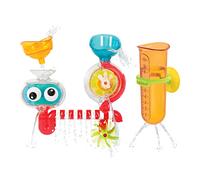 Yookidoo Jouet de bain pour bébé - Spin 'N' Sprinkle - Des heures de plaisir pour le bain qui favorise l'apprentissage basé sur les tiges - À partir de 12 mois
