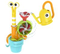 Yookidoo Jouet de bain Escargot d'eau Thème du Jardin – Arrosoir, Fleurs, Moulin à eau – Dès 18 mois