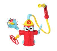 Yookidoo Ready Freddy Spray ‘N’ Sprinkle Kids Bath Toy. Action-Oriented Fire Hydrant Play Game for Children Ages 3+. Comes with 4 Fireman Accessories, Promotes STEM-Based Learning.