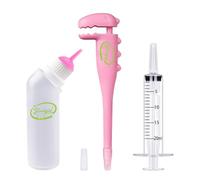 Yoolight Pilulier pour animaux de compagnie, distributeur de pilules avec seringues de 20 ml et biberon d'allaitement pour chats, chiens et petits animaux (rose)