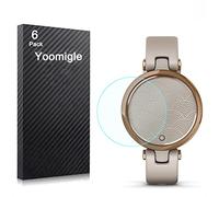 Yoomigle Lot de 6 films de protection d'écran pour montre intelligente Garmin Lily 2 - Transparents - Anti-rayures et anti-traces de doigts