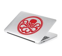 Yoonek Graphics Autocollant inspiré de Marvel Agents of Shield pour fenêtre de voiture, ordinateur portable et plus encore. # 485 (15,2 x 15,2 cm, rouge)