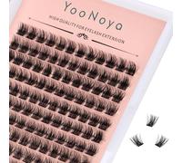 YOONOYA Lot de 144 extensions de cils individuelles 10 mm réutilisables (QDQ-10 mm-D)