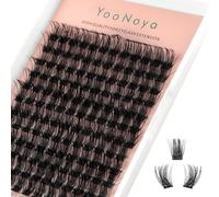 YOONOYA Lot de 144 extensions de cils volumineux naturels réutilisables et épais 16 mm (QD-16 mm)