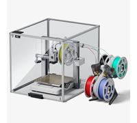 YOOPAI Boîtier d'imprimante 3D A1 acrylique transparent à 360° avec éclairage LED, isolation des odeurs, réduction du bruit, température constante, boîte de protection d'imprimante 3D, 540x630x540 mm