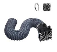 YOOPAI Boîtier d'imprimante 3D Fan Fume Extraction Kit pour Couverture d'imprimante 3D, Tube d'évacuation avec Ventilateur d'évacuation Low Noise