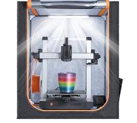 YOOPAI Housse pour Imprimante 3D avec Éclairage LED, Tente Antipoussière Premium & Couverture Isotherme pour Anycubic Kobra 3 / Kobra 3 Combo/Kobra 3 V2 / Kobra 3 V2 Combo