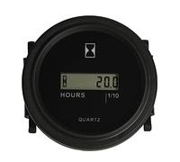 Yooreal Compteur d’heure numérique heures totales réinitialisables, stockage de données pour tondeuse à gazon Générateur de tracteur voiturette de golf etc (DC 4.5V à 90V)