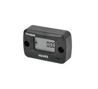 Yooreal Compteur d'heure de vibration sans fil Compteur d'entretien pour moteur diesel à gaz Générateur Compresseur Moto Souffleuse à neige