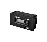 Yooreal Compteur d'heures AC/DC, compteur horaire de maintenance, heures réinitialisables pour brûleur à mazout de chaudière de pompe de compresseur d'air de générateur (AC85-250V, DC60-150V)