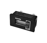 Yooreal Compteur horaire numérique AC/DC, heures réinitialisables pour générateur, compresseur d'air, chauffage solaire, pompe de puits, chaudière, brûleur à mazout (AC6-85V, DC6-60V)