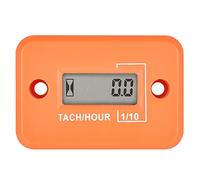 Yooreal Compteur horaire numérique, tachymètre, conception étanche pour tronçonneuse, moteur de voiture, tracteur, moteur hors-bord, générateur de jardin, ATV, souffleuse à neige, Dirt Bike