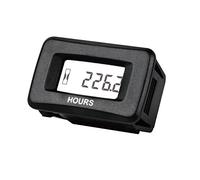 Yooreal Compteurs horaires AC/DC étanches pour tondeuse à gazon ZTR Générateur de tondeuse à gazon UTV ATV Débroussailleuse à moteur hors-bord.