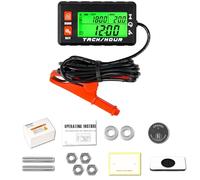 Yooreal Digital Hours Meter Tachometer,with Clips Backlight,Waterproof for Lawn Mower Log Splitter Generator Compressor Motorcycle Marine Jet Ski Snowblower