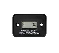 Yooreal YR-HM016 Compteur d’heures de vibration sans fil, rappel d’entretien, pour les équipements moteur, les générateurs, les tondeuses à gazon, les motos, les VTT, etc.