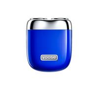 YOOSE-MINI 2 Rasoir léger, matériau en alliage, rasoir élégant et portable, facile à nettoyer et à entretenir,Bleu