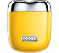 YOOSE-MINI 2 Rasoir léger, matériau en alliage, rasoir élégant et portable, facile à nettoyer et à entretenir,Jaune