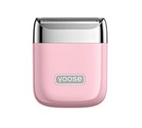 Yoose Mini Rasoir Electrique Femme, Électrique Sans Fil Tondeuse Intime Bikini Rechargeable, Étanche IPX7 Rose