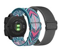 YOOSIDE Bracelet de montre élastique 22 mm pour Garmin Instinct 2 Solar - En nylon extensible ultra léger et souple avec boucle pour instinct tactique/instinct marée/instinct esports, 22mm