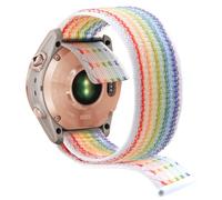 YOOSIDE Bracelet de montre en nylon à crochet et boucle pour Fenix 7S/Fenix 6S/Fenix 5S/Instinct 2S, bracelet sportif ultra léger à séchage rapide de 20 mm pour Garmin epix Pro 42 mm Pro/Sapphire