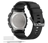 YOOSIDE Bracelet de montre sport robuste en nylon pour Casio G-Shock DW-5600/8900 - Réglable - Pour GA-100/GW-B5600/GB-5600/GW-6900, 22mm, Nylon, Pas de gemme