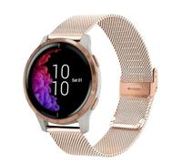 YOOSIDE Bracelet de rechange pour Garmin Venu Sq 2 / Venu 2 Plus / Vivoactive 6 / Vivoactive 5 - En acier inoxydable - 20 mm - Pour Forerunner 570 42 mm, Approach S50, 20mm