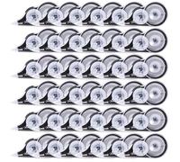 Yoosso 36 Pièces Rubans Correcteurs, 12 m x 5 mm Souris Correcteur Blanc Mini Roller de Correction avec Capuchon Protecteur pour Fourniture Scolaire École Bureau (Noir)