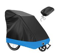 Yootiko Bâche de protection pour remorque de vélo - Bâche de protection universelle pour remorque de vélo - Résistante aux intempéries - Étanche - Universelle - 200 x 90 x 100 cm