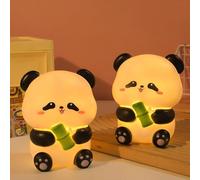 Yootiko Veilleuse panda pour enfants - Fonctionne avec piles - Blanc chaud - Adorable panda - Veilleuse pour chambre de bébé - Lumière douce - Cadeau pour enfants
