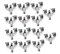 Yootones Lot de 14 crochets à griffes pour grosse caisse compatible avec grosse caisse de rechange (argent)