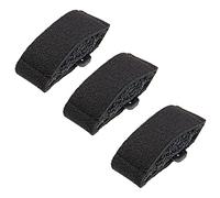 Yootones Lot de 3 amortisseurs de sourdine pour guitare électrique, acoustique, basse, instruments de musique (Noir)