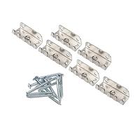 Yootones Lot de 6 pinces à ressort pour trémolo avec vis pour guitare Fender Strat ST Stratocaster Argenté