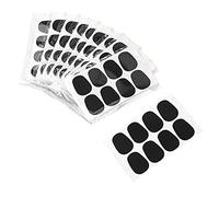 Yootones Lot de 80 coussinets pour embouchure de saxophone ténor et clarinette Noir 0,8 mm