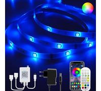 YOOULIT Ruban LED 20M, Multicolore LED Chambre Bluetooth Bande, RGB Lumiere LED avec App Contrôle y Télécommande, Synchroniser avec Rythme de Musique, pour Chambre, Mariage, Fête, 2×10m
