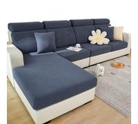 Yoovat Magic Sofa - Housse de canapé Magique Universelle résistante à l'usure et Extensible pour Housses sectionnelles (Texture-Gris foncé, Housse de méridienne)