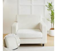 Yoovat Nolaninterior Housse de canapé Magique Universelle résistante à l'usure et Extensible pour canapé sectionnel (Texture-Blanc, Grande Housse de siège Simple)