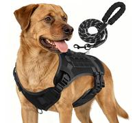 YooxArmor Harnais Chien Anti Traction Tactique avec Laisse Grand Chien,L